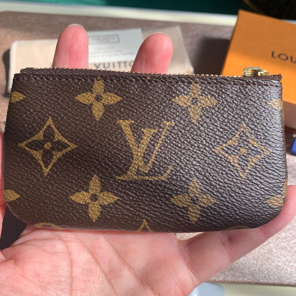 Authentic Monogram Key Pouch